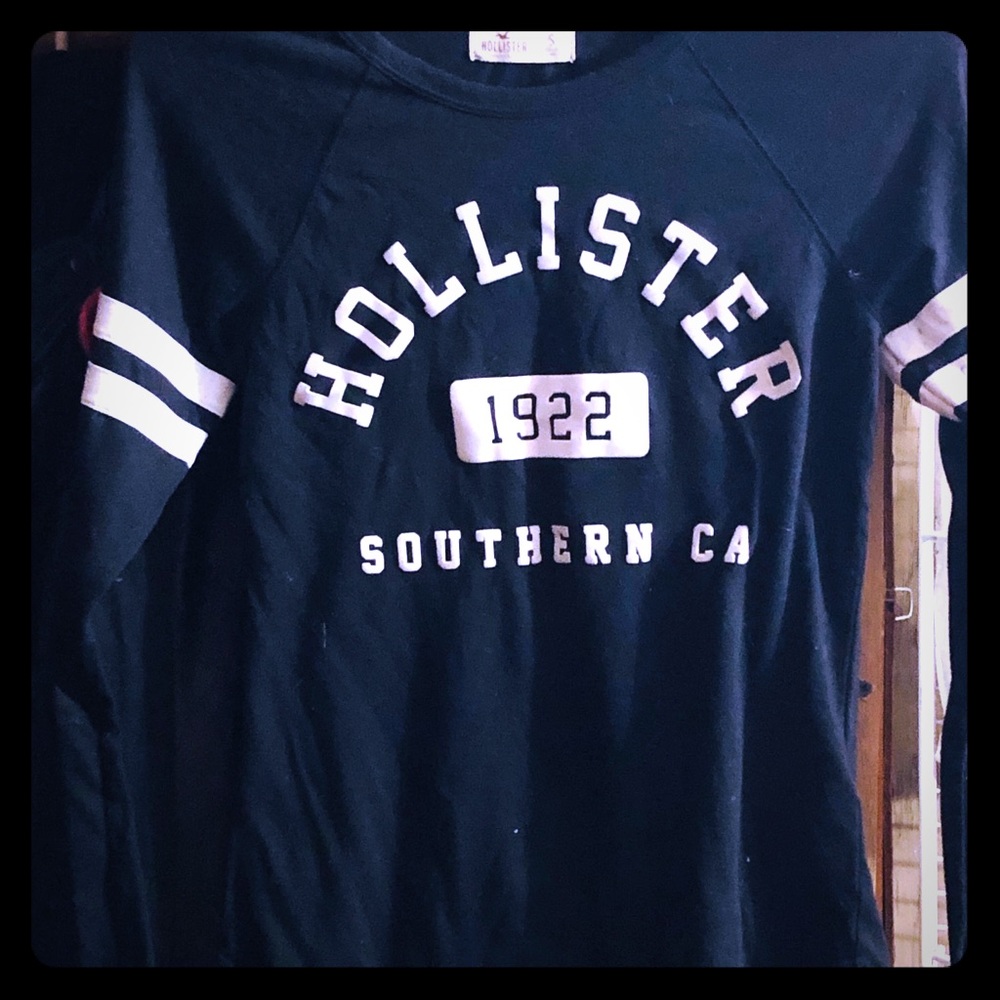 Great Jrs Hollister baseball 3/4 sleeve shirt